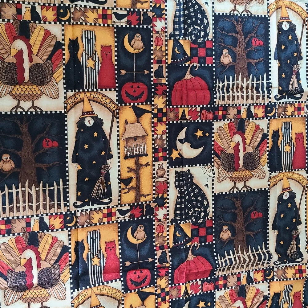 Assorted Fall/Halloween Fabrics - Picture 4 of 12